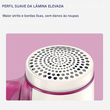 Removedor de Fiapos Elétrico USB Recarregável – Elimina Bolinhas e Pelos de Roupas com Eficiência – CompraSmart™