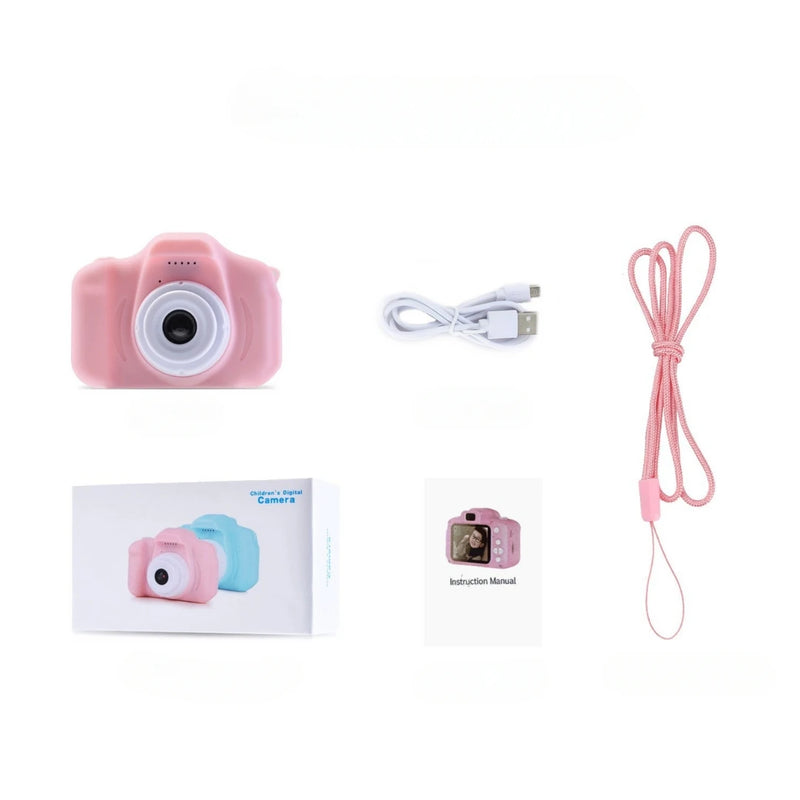 Câmera Digital Infantil X2 Mini – Fotos, Vídeos, Filtros e Jogos em Um Só Brinquedo – CompraSmart™