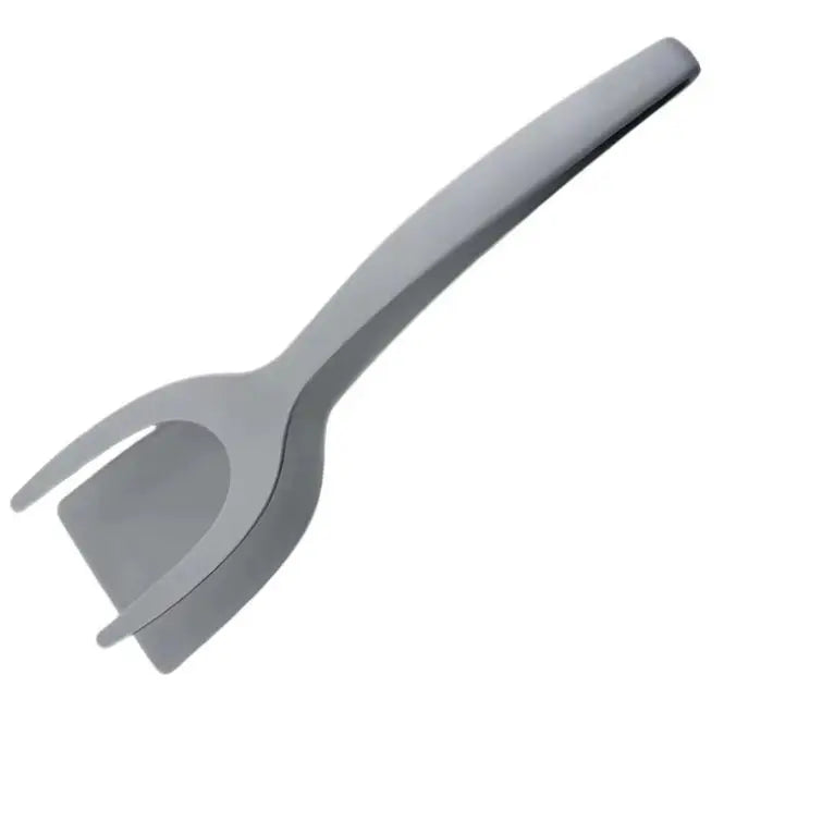 Espátula de Nylon Cinza Multiuso – Para Ovos, Panquecas, Tapiocas e Omeletes – CompraSmart™
