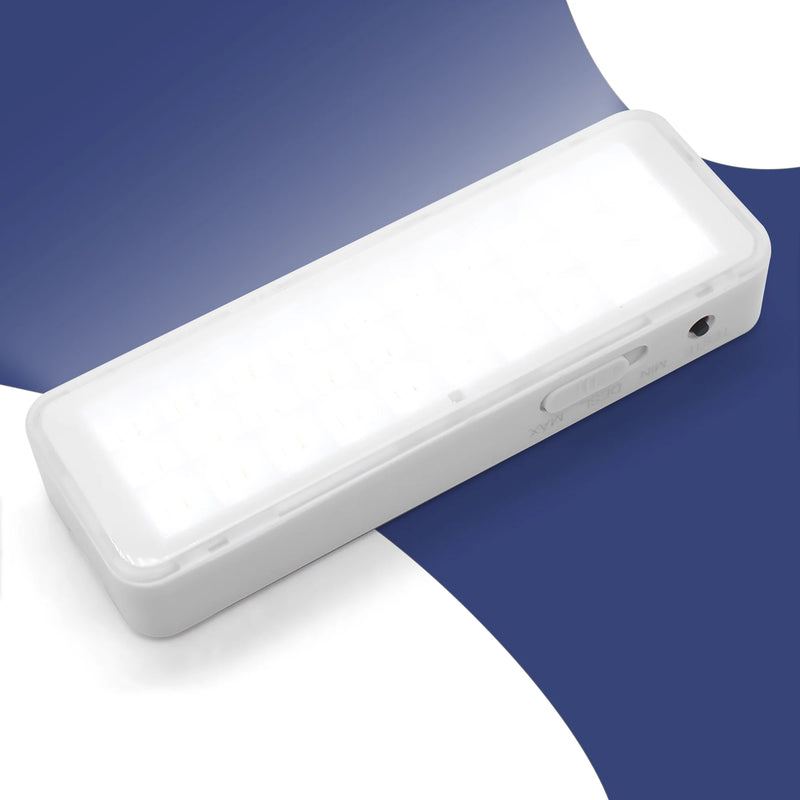 Kit 2 Luminárias de Emergência 30 LEDs com Bateria Recarregável – CompraSmart™