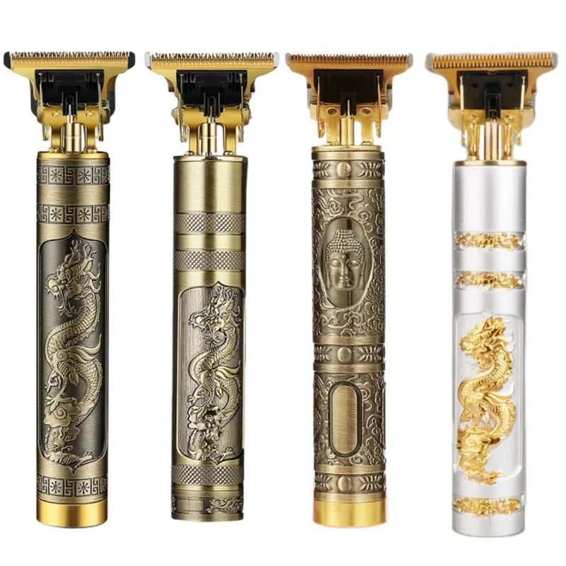 Máquina de Cortar Cabelo Profissional Dragão Recarregável – Alta Precisão e Potência – CompraSmart™