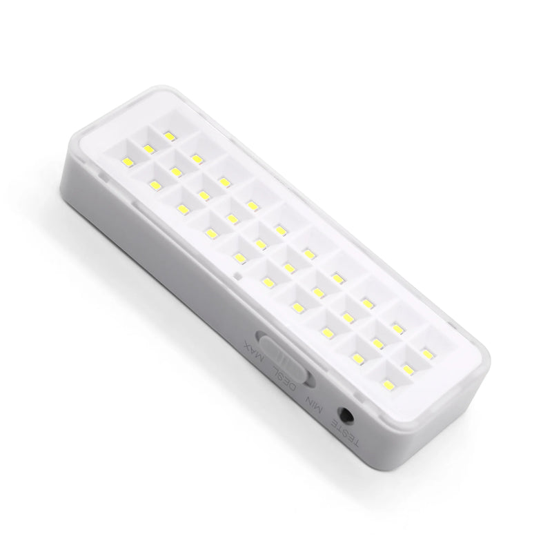 Kit 2 Luminárias de Emergência 30 LEDs com Bateria Recarregável – CompraSmart™