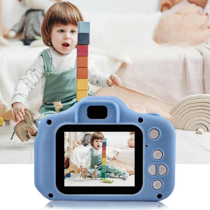 Câmera Digital Infantil X2 Mini – Fotos, Vídeos, Filtros e Jogos em Um Só Brinquedo – CompraSmart™