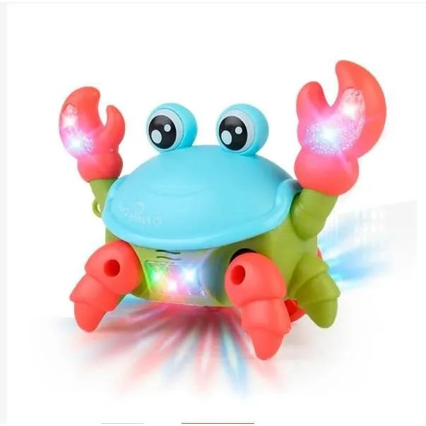 Caranguejo Fujão Elétrico com Movimento e Sons Divertidos – Estimula a Coordenação e a Diversão Infantil – CompraSmart™