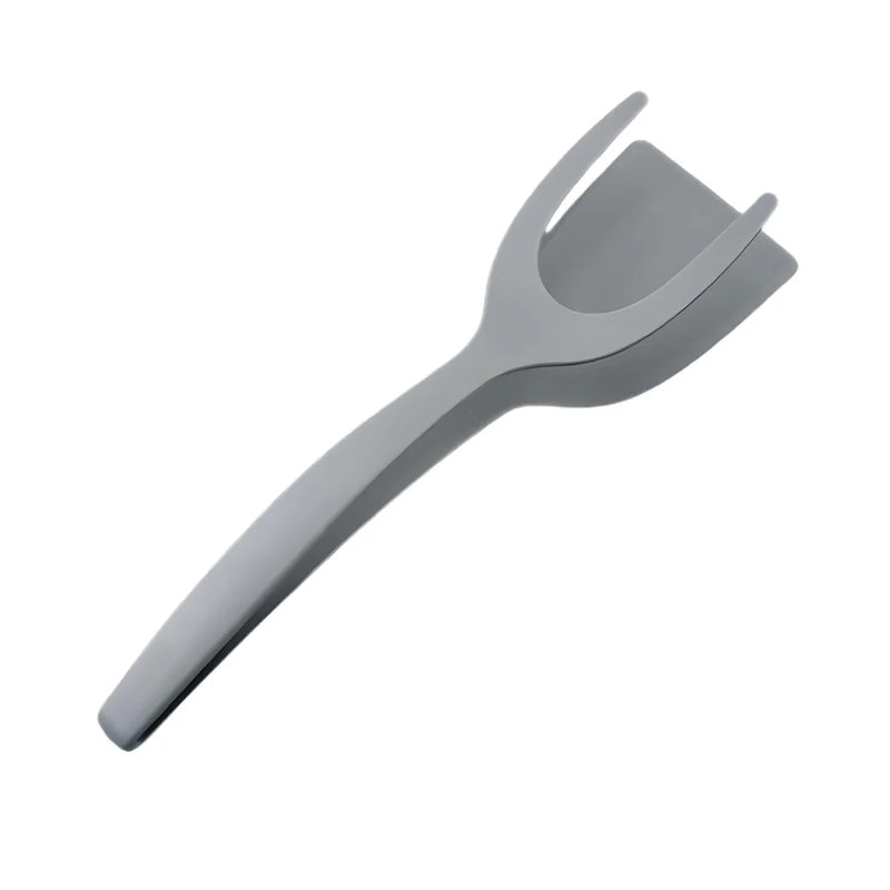 Espátula de Nylon Cinza Multiuso – Para Ovos, Panquecas, Tapiocas e Omeletes – CompraSmart™