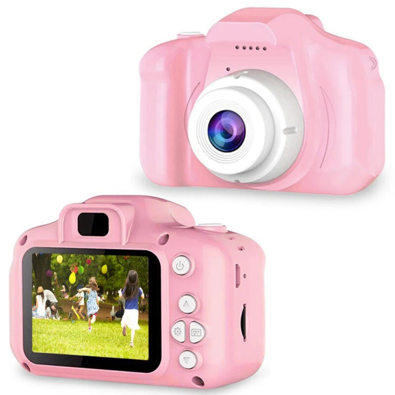 Câmera Digital Infantil X2 Mini – Fotos, Vídeos, Filtros e Jogos em Um Só Brinquedo – CompraSmart™