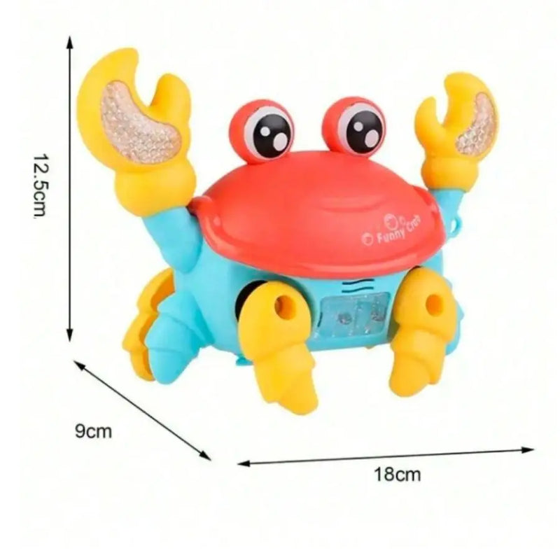 Caranguejo Fujão Elétrico com Movimento e Sons Divertidos – Estimula a Coordenação e a Diversão Infantil – CompraSmart™