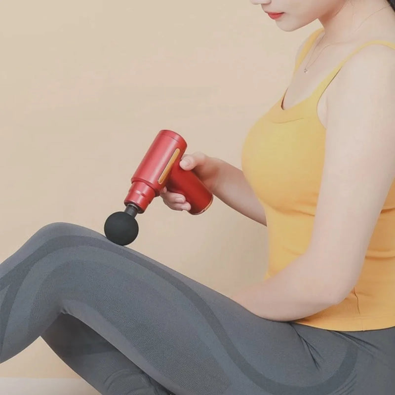 Massageador Elétrico Mini Profissional Muscular e Facial Recarregável – Alívio Imediato de Dores – CompraSmart™