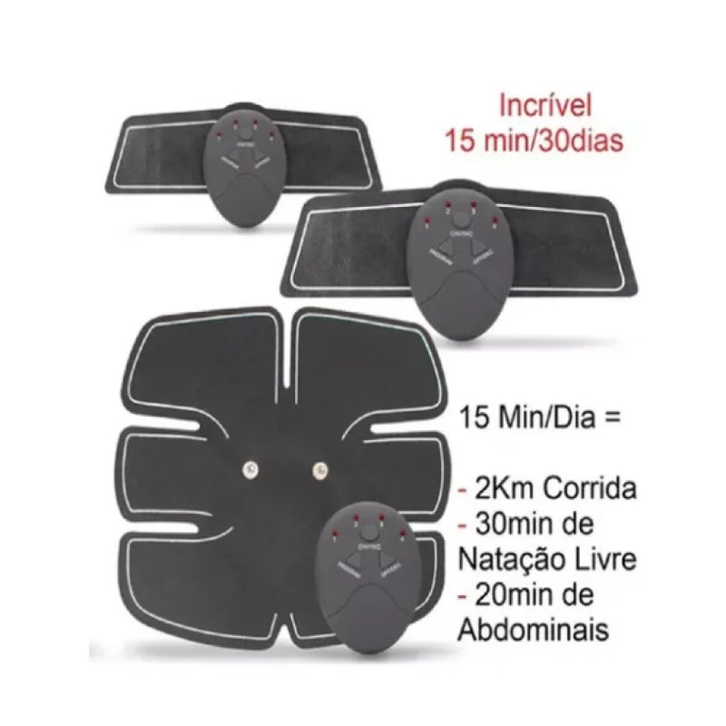 Tonificador Muscular Abdominal e para Braços EMS – Definição e Estímulo com Tecnologia Profissional – CompraSmart™