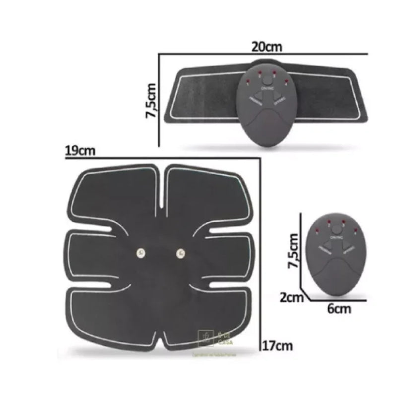 Tonificador Muscular Abdominal e para Braços EMS – Definição e Estímulo com Tecnologia Profissional – CompraSmart™