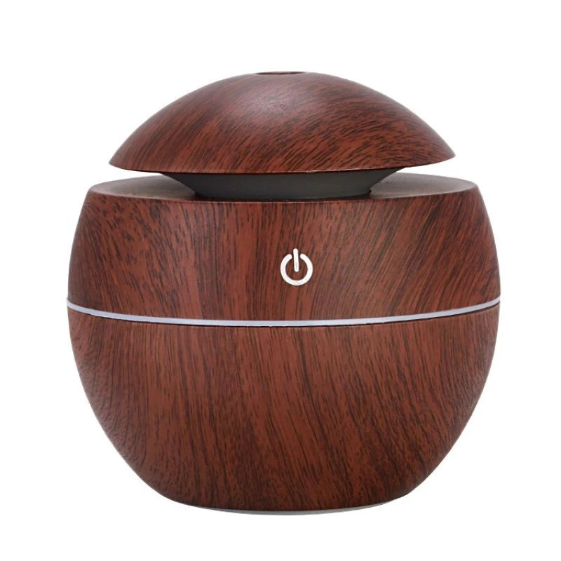 Mini Umidificador e Aromatizador de Ar Tipo Madeira – Elegância, Bem-estar e Conforto – CompraSmart™