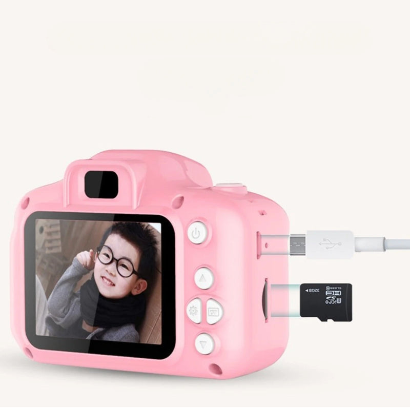 Câmera Digital Infantil X2 Mini – Fotos, Vídeos, Filtros e Jogos em Um Só Brinquedo – CompraSmart™