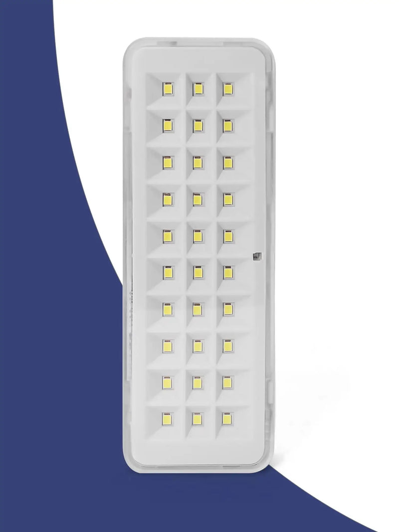 Kit 2 Luminárias de Emergência 30 LEDs com Bateria Recarregável – CompraSmart™