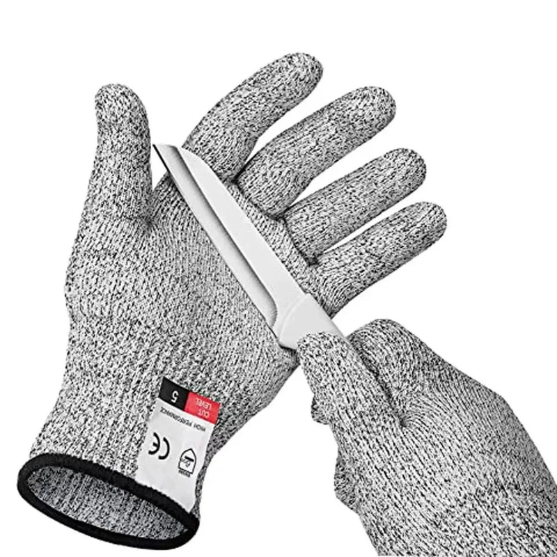 Luvas de Segurança Anti-Corte HPPE Nível 5 – Indústria, Cozinha e Jardinagem – CompraSmart™