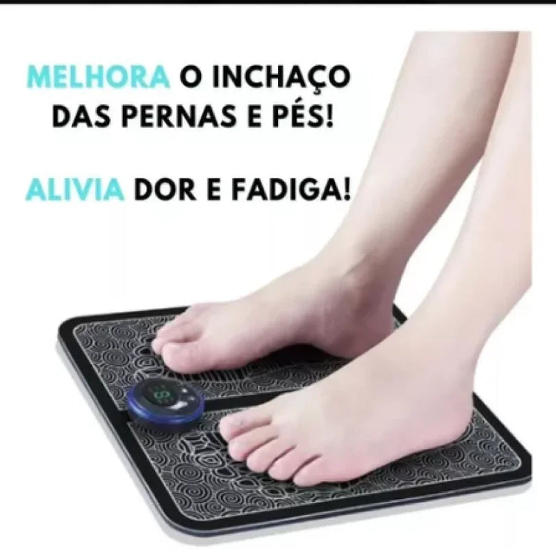 Massageador Elétrico EMS para Pés, Pernas e Pulso – Relaxamento e Alívio de Dores – CompraSmart™