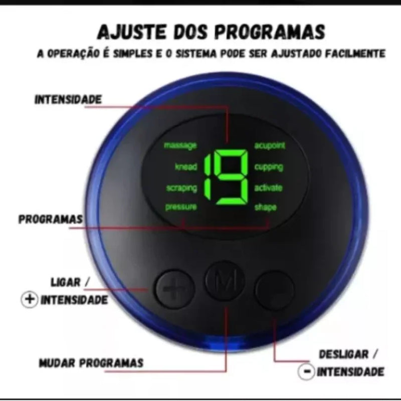 Massageador Elétrico EMS para Pés, Pernas e Pulso – Relaxamento e Alívio de Dores – CompraSmart™