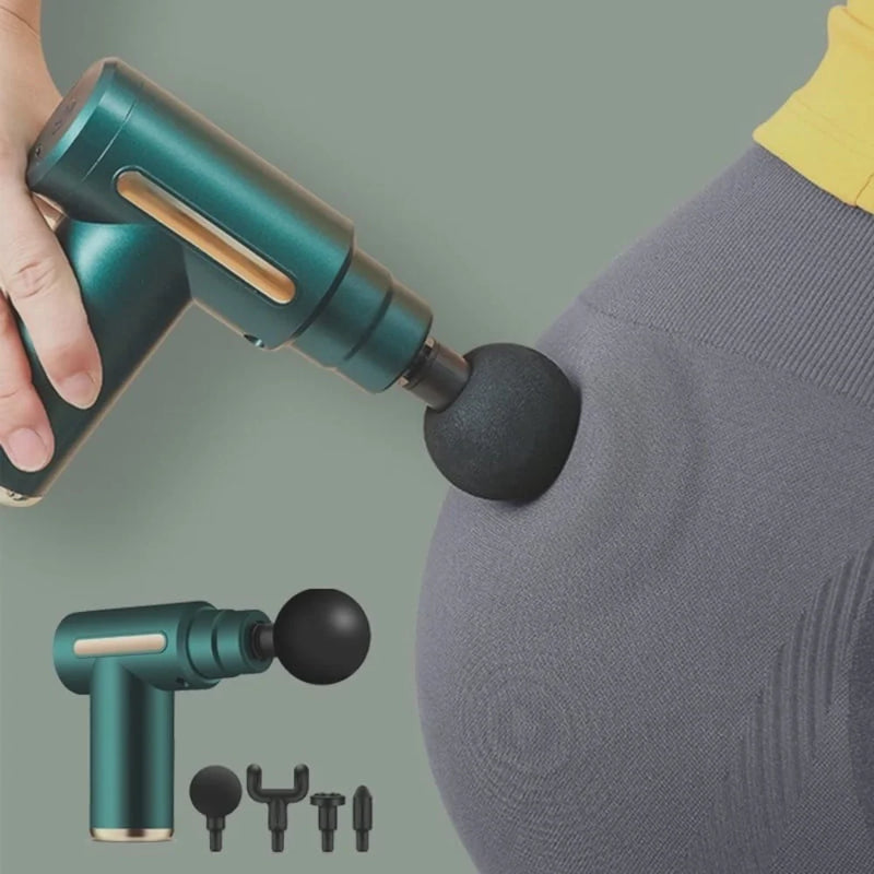 Massageador Elétrico Mini Profissional Muscular e Facial Recarregável – Alívio Imediato de Dores – CompraSmart™