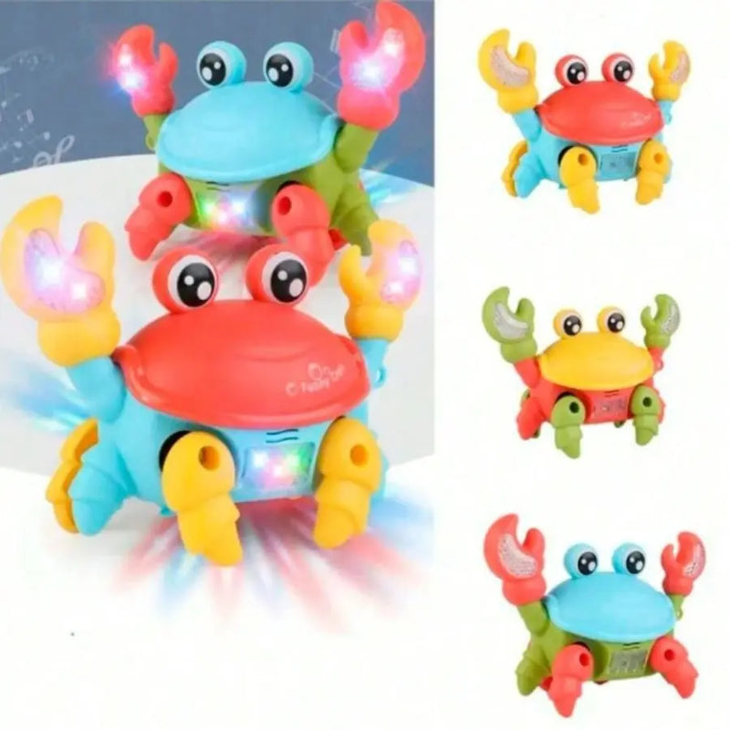 Caranguejo Fujão Elétrico com Movimento e Sons Divertidos – Estimula a Coordenação e a Diversão Infantil – CompraSmart™