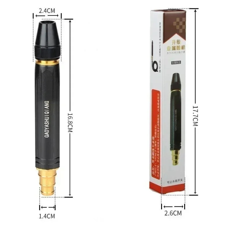 Pistola de Água de Alta Pressão para Carros e Jardim – Bico de Liga Resistente – CompraSmart™