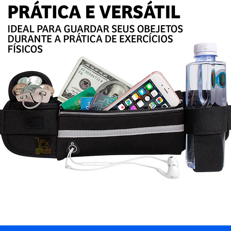 Pochete Esportiva Slim de Cintura – Leve, Compacta e Resistente à Água – CompraSmart™