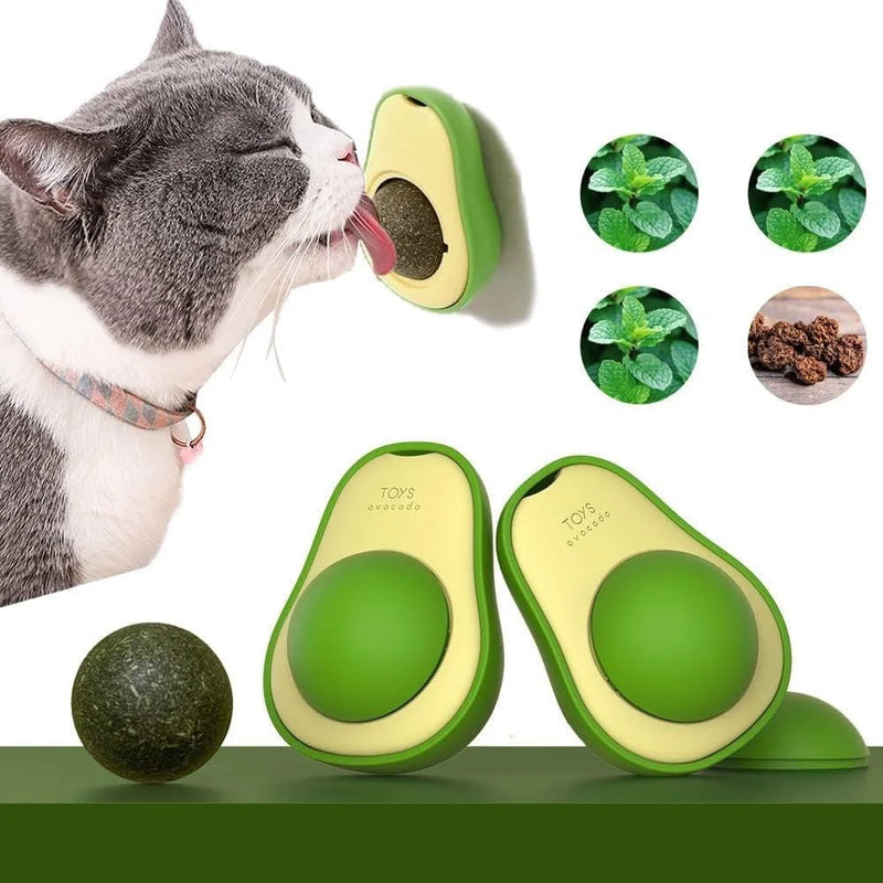 Abacate Pet Lambe Lambe com Catnip para Gatos – Diversão, Higiene e Relaxamento Natural – CompraSmart™