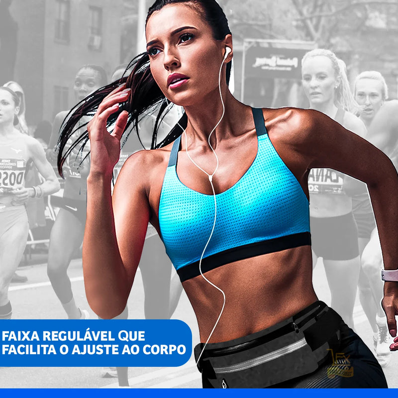 Pochete Esportiva Slim de Cintura – Leve, Compacta e Resistente à Água – CompraSmart™