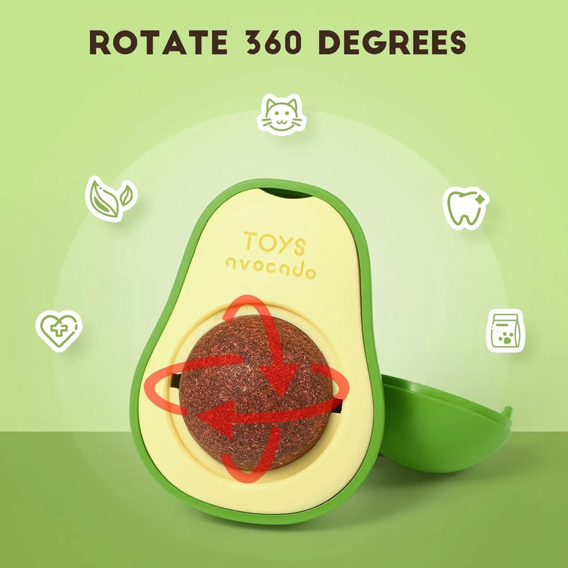 Abacate Pet Lambe Lambe com Catnip para Gatos – Diversão, Higiene e Relaxamento Natural – CompraSmart™