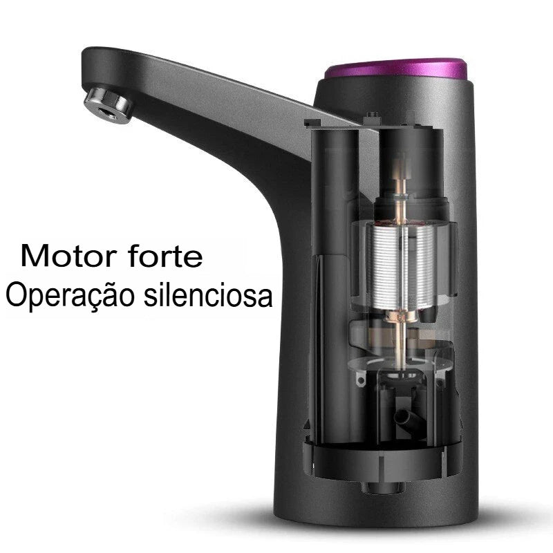 Dispensador Elétrico Automático de Água para Galão com Bateria Recarregável – Praticidade e Higiene – CompraSmart™
